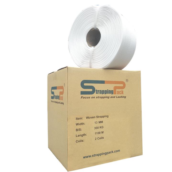 13mm x 300kg Polyester Woven Strapping