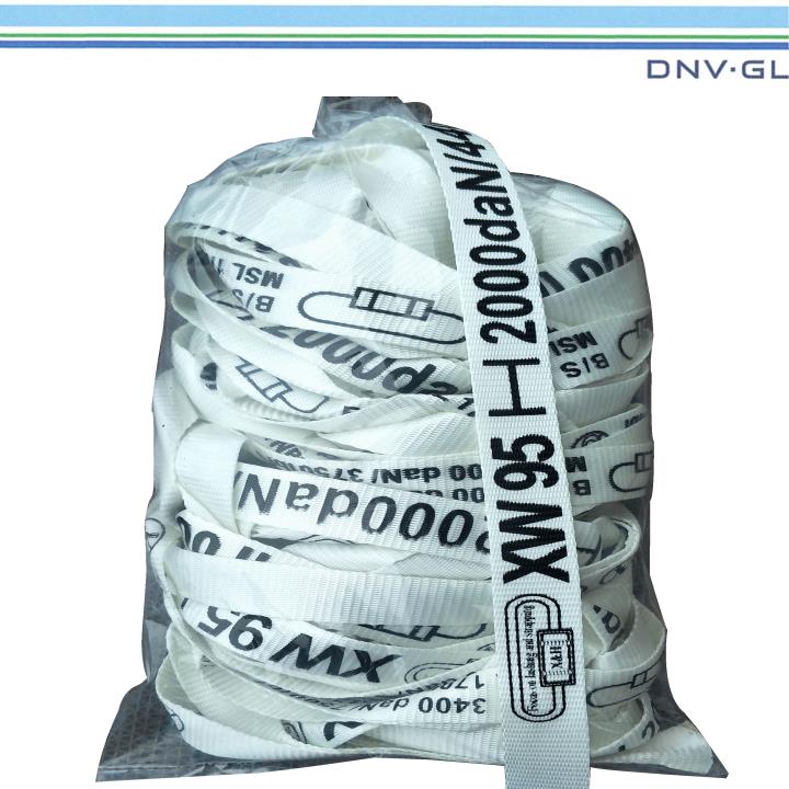 GL certificate 32mm x 2000 daN Polyester Woven Lashing Strap