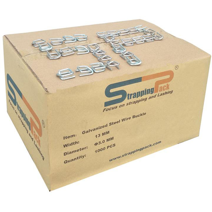 13mm Galvanized Steel Wire Cross Buckle
