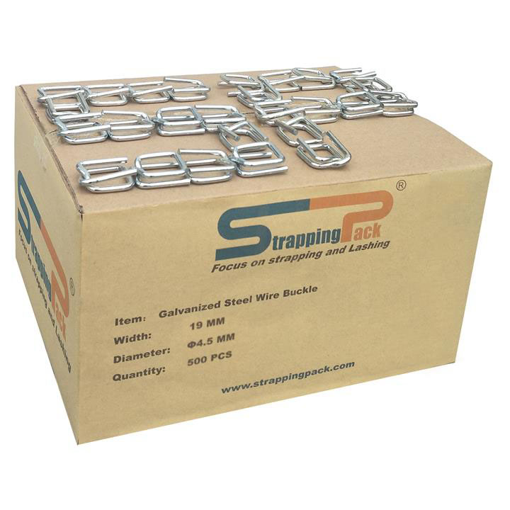 19mm Galvanized Steel Wire Cross Buckle